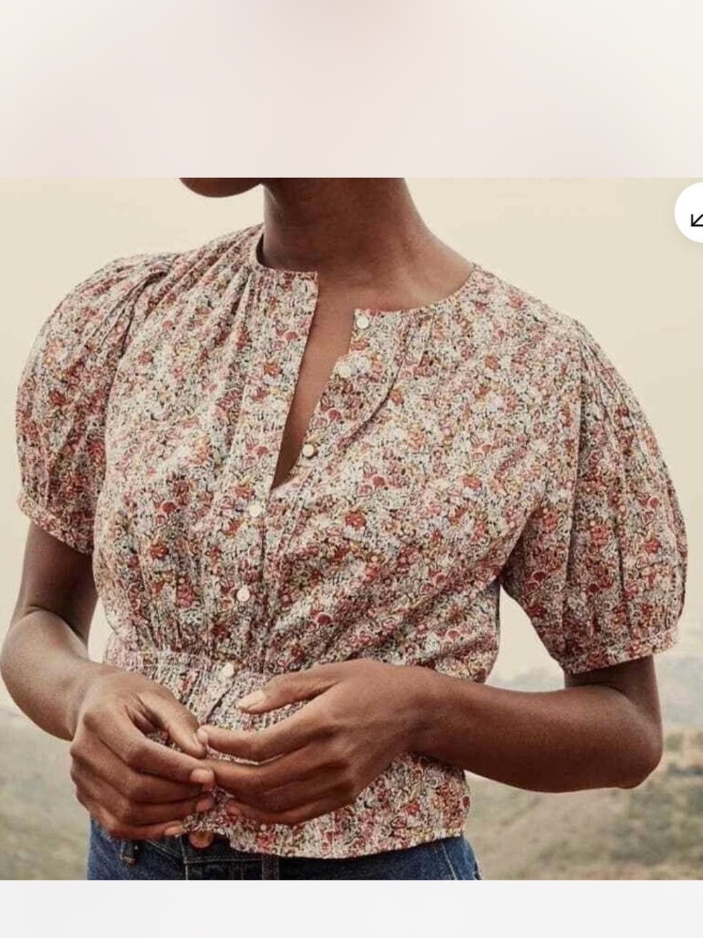 Doen x Liberty Netta Top